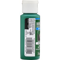 Homefront Satin Pine Green Craft Paint Interior 2 oz