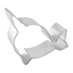 R&M International Corp 5 in. L Narwhal Cookie Cutter Silver 1 pc
