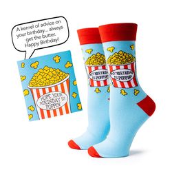 Two Left Feet Poppin Birthday Greeting Card