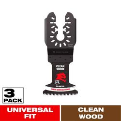 Diablo Demo Demon 1-3/4 in. W Bi-Metal Curved Oscillating Blade Clean Wood 3 pk