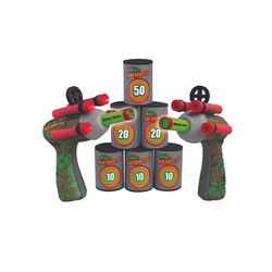 Zing Air Hunterz Double Shotz Target game Multicolor 8 pc