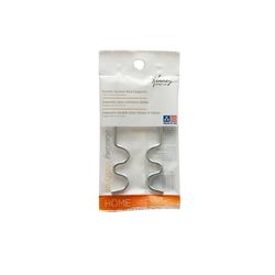 Kenney Silver Traditional/Transitional Curtain Rod Support Hook n/a in. L
