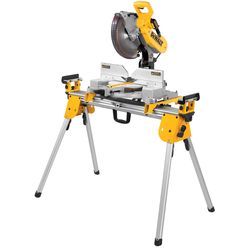 DEWALT Aluminum 32 in. H X 100 in. W Miter Saw Stand 500 lb Yellow 1 pc
