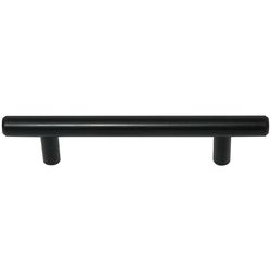 Laurey Melrose T-Bar Cabinet Pull 4 in. Matte Black 1 pk