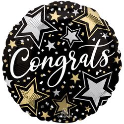 Anagram Balloons Congrats Star Foil Balloon 1 pk