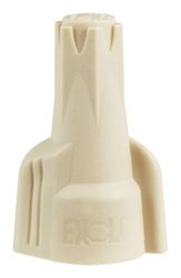 Gardner Bender Hex-Lok 22-8 Ga. Copper Wire Connector Tan 100 pk