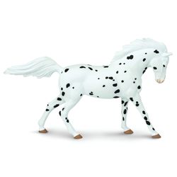 Safari Ltd. Winner's Circle Horses Knabstrupper Toy Black/White