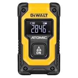DeWalt Atomic 5.91 in. L X 4.33 in. W Pocket Laser Distance Measurer 55 ft. Black/Yellow 1 pc
