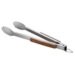 Outset Verde Grande Stainless Steel Brown/Silver Grill Tongs 1 pc