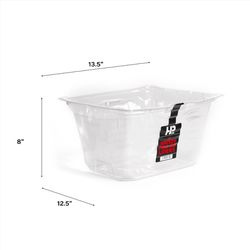 Handy Pro-Go 13 in. W X 13 in. L Clear Polystyrene Rigid Bucket Liner