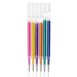Kikkerland Inkerie Assorted Glitter Gel Pen Refills 6 pk