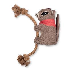 Pet Shop by Fringe Studio For Dog Brown Jute Ms Chip Dog Toy 1 pk