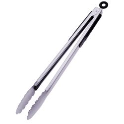 Progressive Prepworks Silver Stainless Steel Tongs