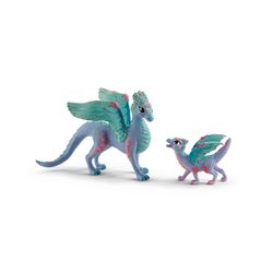 Schleich Bayala Flower Dragon & Baby Toy Multicolored