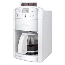 Capresso 10 cups White Grind and Brew Coffee Maker