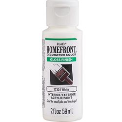 Homefront Gloss White Hobby Paint 2 oz