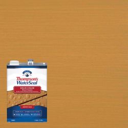 Thompson's WaterSeal Solid Harvest Gold Water-Based Acrylic/Alkyd/Urethane Waterproofing Wood Stain