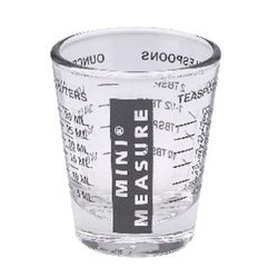 Harold Import Glass Black Measuring Glass