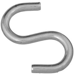 National Hardware Medium Zinc-Plated Steel 3 in. L S-Hook 120 lb 1 pk