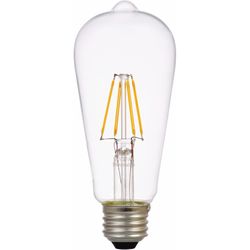 Sylvania TruWave ST19 E26 (Medium) LED Bulb Soft White 60 Watt Equivalence 1 pk