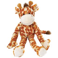 Multipet For Dog Multicolored Plush Swingin Safari Giraffe Dog Toy Extra Large 1 pk