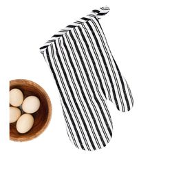 Mrs. Andersons Baking Black Cotton Oven Mitt