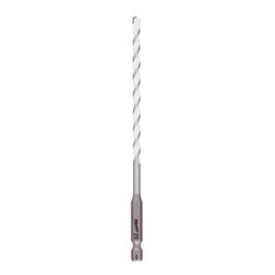 Milwaukee Shockwave 3/16 in. X 6 in. L Carbide Percussion Drill Bit Hex Shank 1 pc