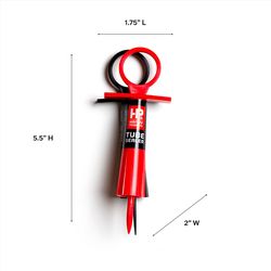 Bercom Red Plastic Tube Sealer 1 pk