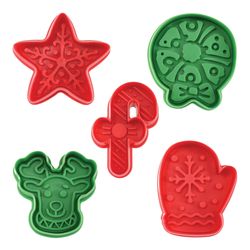 R&M International Corp 2.25 in. L Pastry & Cookie Stamper Set Assorted 5 pc
