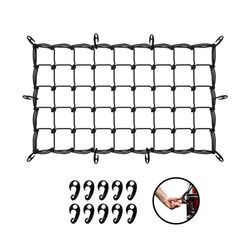Mockins 36x20 Black Bungee Cargo Net (Stretches to 75x40) Cargo Bungee Net 1 pk