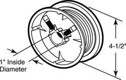 Prime-Line 25 in. L 265 lb Torsion Spring Cable Drum