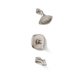 Kohler Envelu Vibrant Brushed Nickel Tub and Shower Faucet