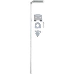 Ace 18 in. L Metallic Zinc Cane Bolt 1 pk