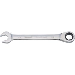 DeWalt 1/2 in. X 1/2 in. SAE Ratcheting Combination Wrench 6-5/32 in. L 1 pc