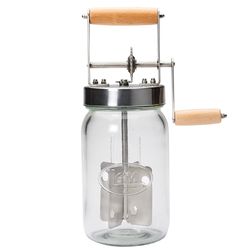 LEM Clear Glass/Stainless Steel Butter Churner 28 oz