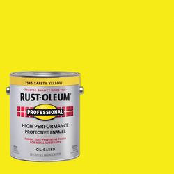 Rust-Oleum Professional Indoor and Outdoor Safety Yellow Protective Enamel 1 gal