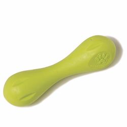 West Paw Zogoflex For Dog Green Plastic Hurley Bone Chew Dog Toy Extra Small 1 pk