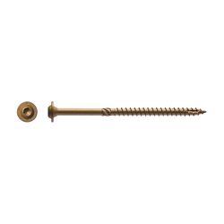 Big Timber No. 17 Ga. X 5 in. L Star Round Head Coarse Construction Screws
