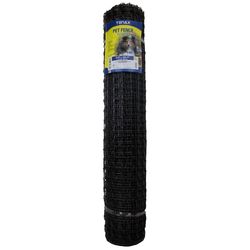 Tenax 4 ft. H X 330 ft. L Polypropylene Pet Fence Black