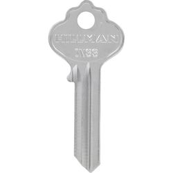 HILLMAN House/Office Key Blank Single Silver
