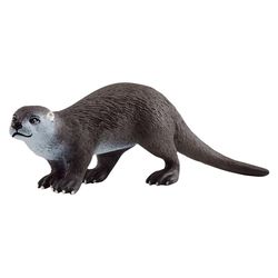 Schleich Otter Figurine Gray/White