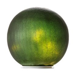 Alpine Green Glass 9 in. H Gazing Ball