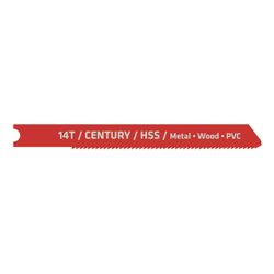 Century Drill & Tool 2-3/4 in. Bi-Metal Universal Jig Saw Blade 14 TPI 2 pk