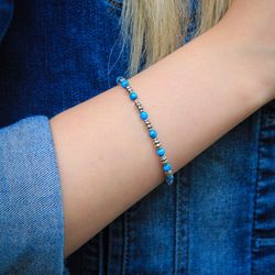 Montana Silversmiths Women's Turquoise Beaded Bracelet