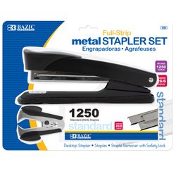 Bazic Products 0.5 in. Standard 26/6 Stapler Set Kit