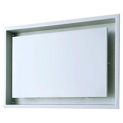 Fittes Aria Vent 10 in. H X 14 in. W Satin White ABS Plastic Vent Cover