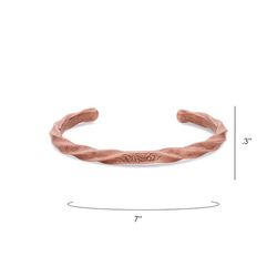 Montana Silversmiths Men's Rustic Solstice Cuff Copper Bracelet