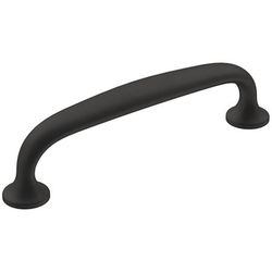 Amerock Traditional Arch Cabinet Pull 3-3/4 in. Matte Black Black 1 pk