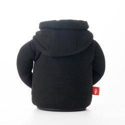 Puffin Drinkwear The Hoodie Black Cotton Bottle Holder