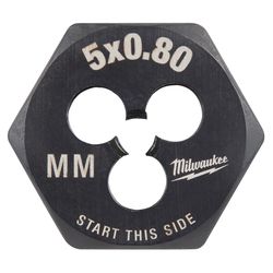 Milwaukee Metric M5X0.8 mm Hex Threading Die